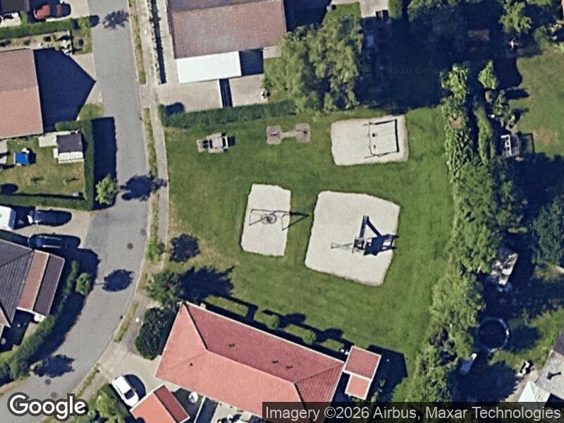 Satellitfoto af Legepladsen v. Arendalsvej