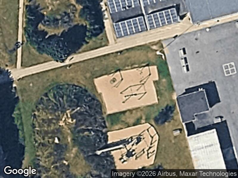 Satellitfoto af Legepladsen v. Baunevej