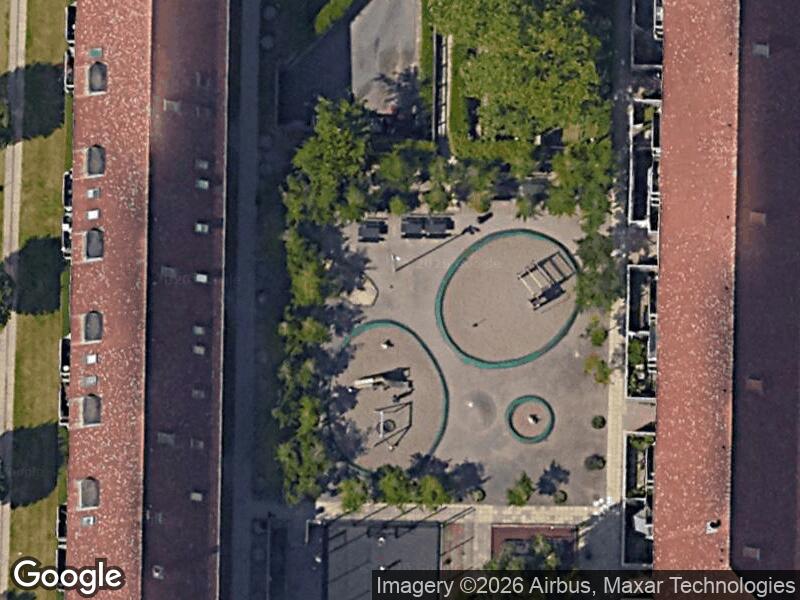 Satellitfoto af Legepladsen v. Lukretiavej