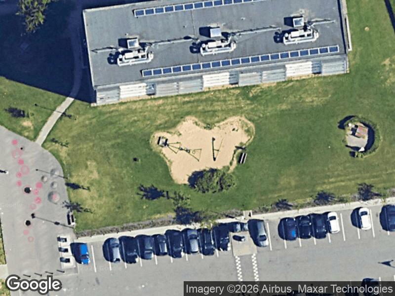 Satellitfoto af Legepladsen v. Sigridsvej