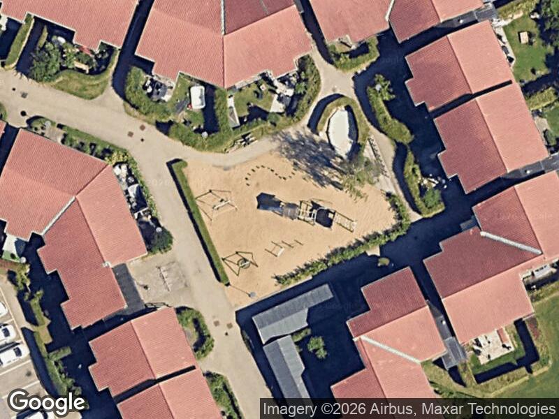 Satellitfoto af Legepladsen v. Skelagervej