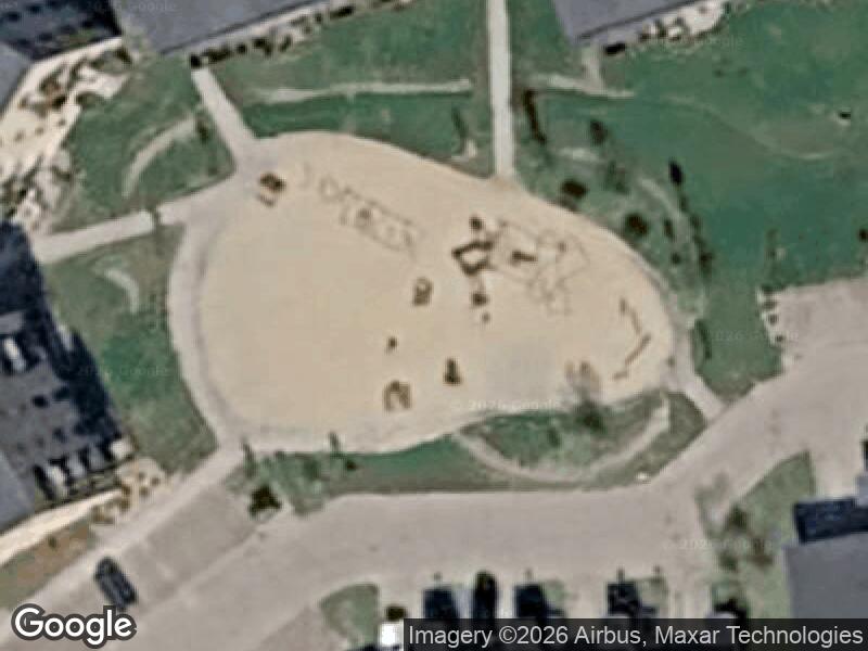 Satellitfoto af Legepladsen v. Mosegårdsvej