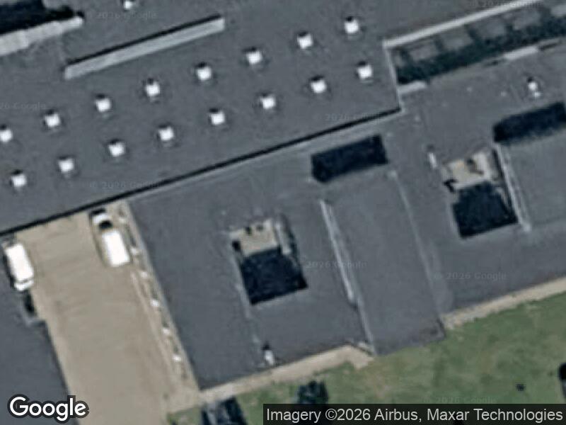 Satellitfoto af Sct. Jacobi skoles lege plads