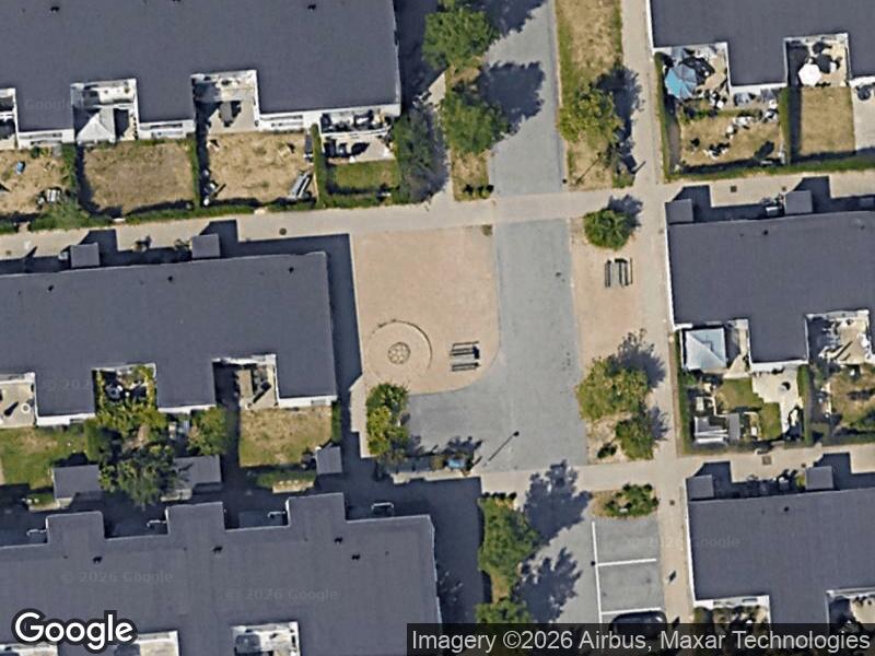 Satellitfoto af Legepladsen v. Jens Warmings Vej
