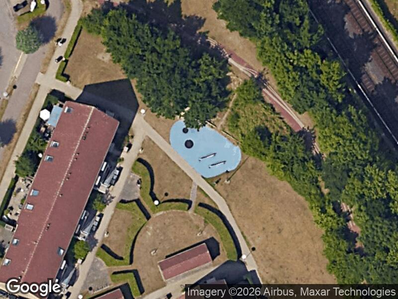 Satellitfoto af Legepladsen i Vægterparken (nordvest)