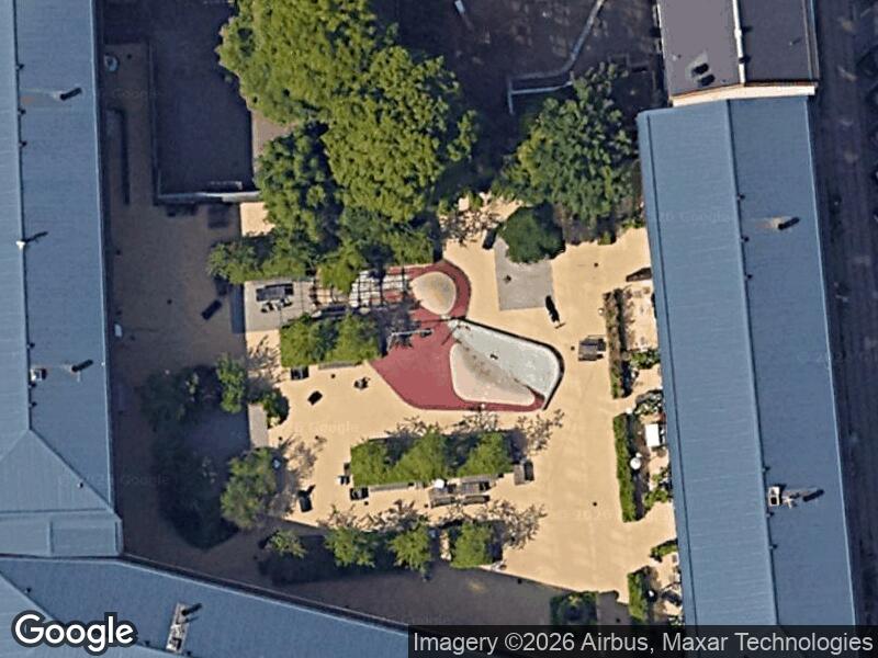 Satellitfoto af Legepladsen v. Saxogade
