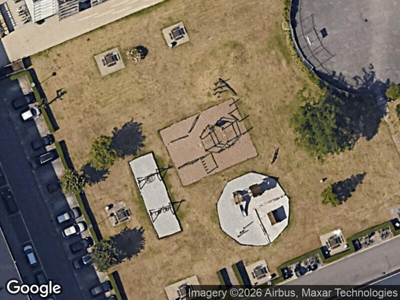 Satellitfoto af Legepladsen v. Marengovej
