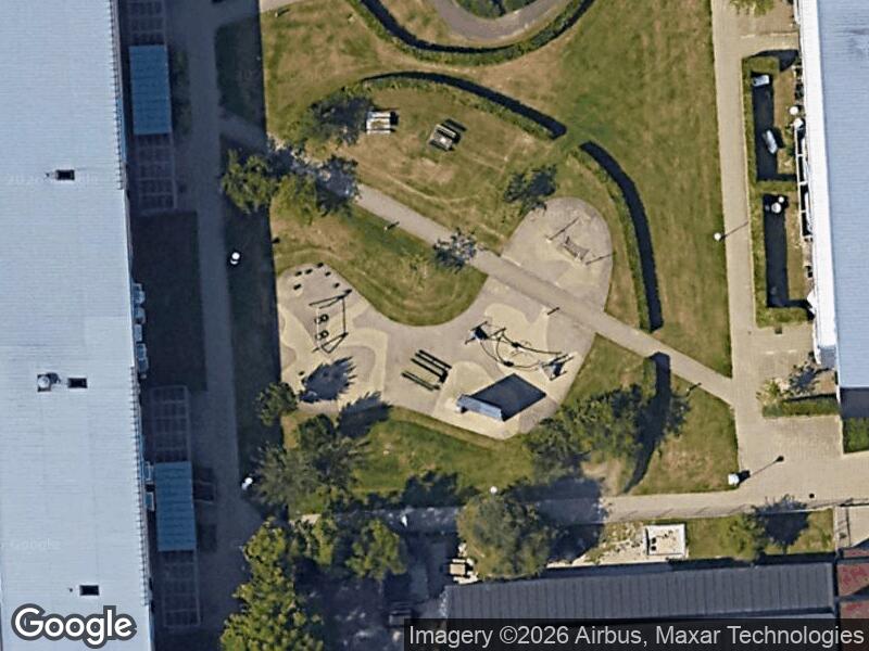 Satellitfoto af Legepladsen v. Brøndby Nord Vej