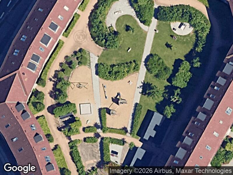 Satellitfoto af Legepladsen v. Vestre Ringgade
