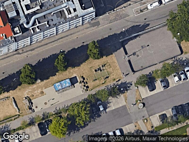 Satellitfoto af Legepladsen v. Prags Boulevard