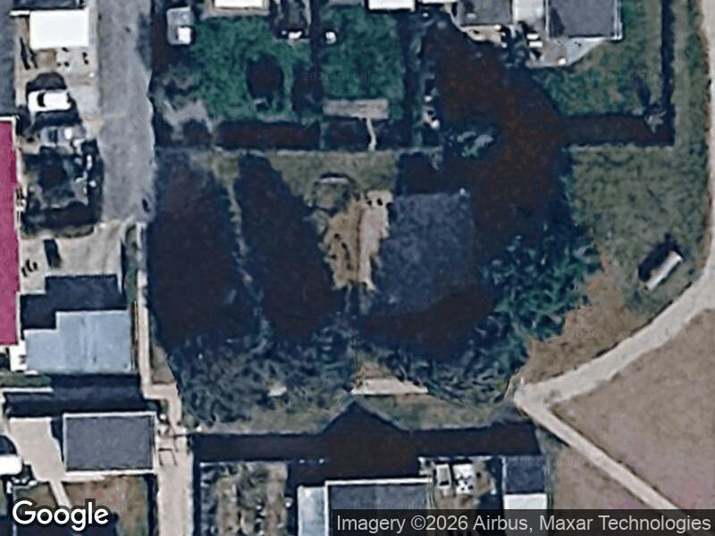 Satellitfoto af Legepladsen v. Rådyrvej