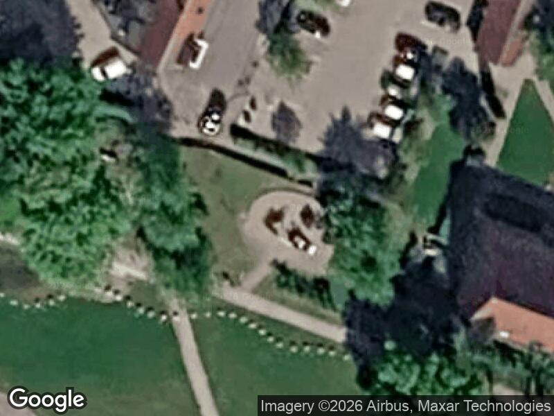 Satellitfoto af Legepladsen i Byparken ved Vedelsgade