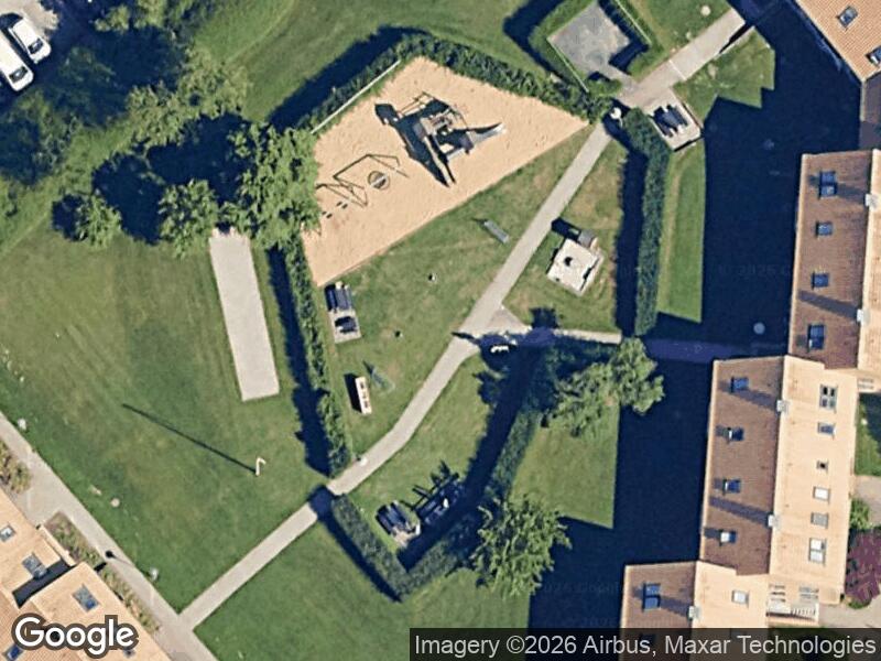 Satellitfoto af Legepladsen v. Skanderborgvej
