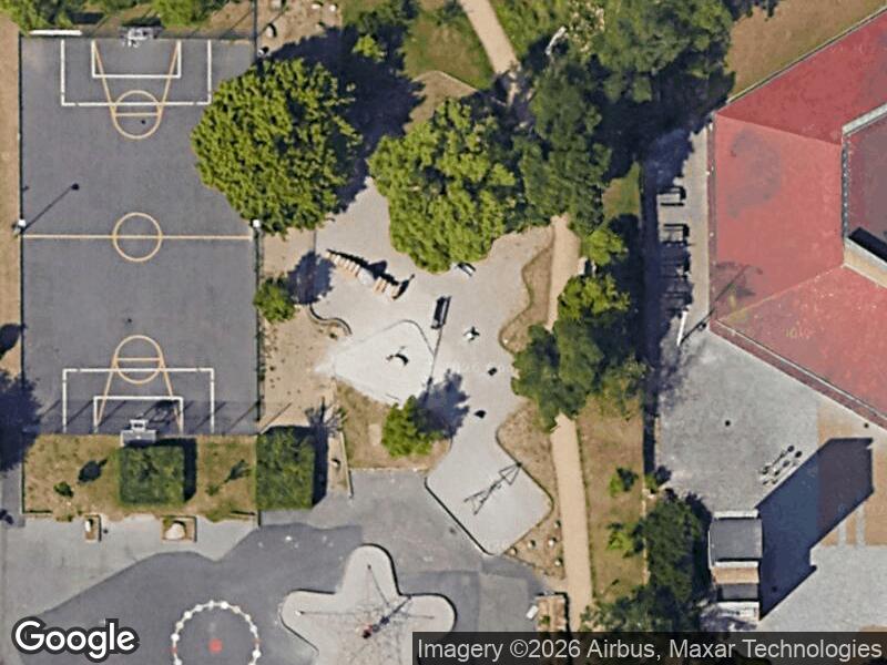 Satellitfoto af Legepladsen ved Kirsebaerhaven