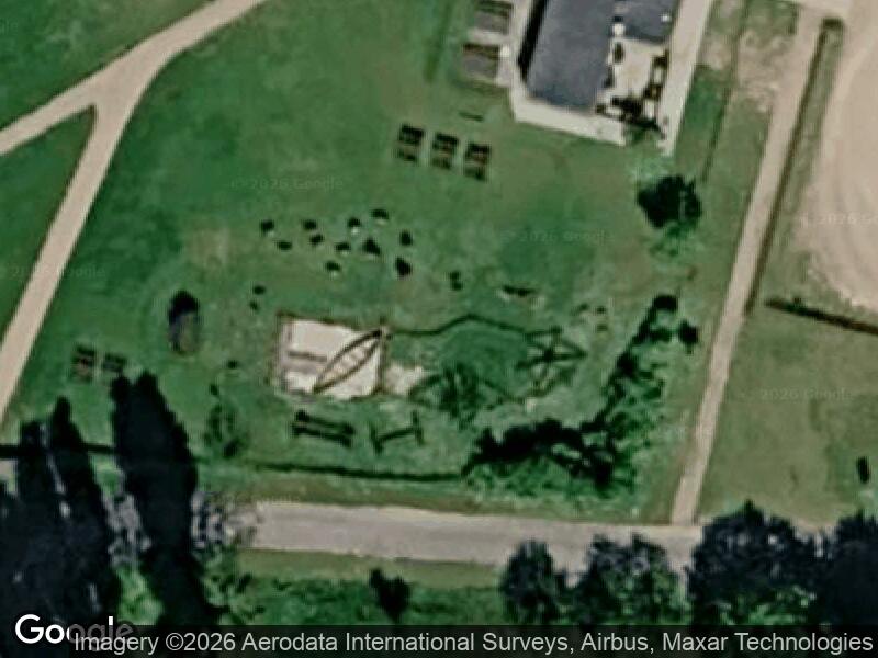 Satellitfoto af Legepladsen i Vikingeborgen Trelleborg