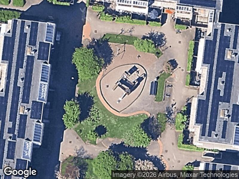 Satellitfoto af Legepladsen v. Kisumparken