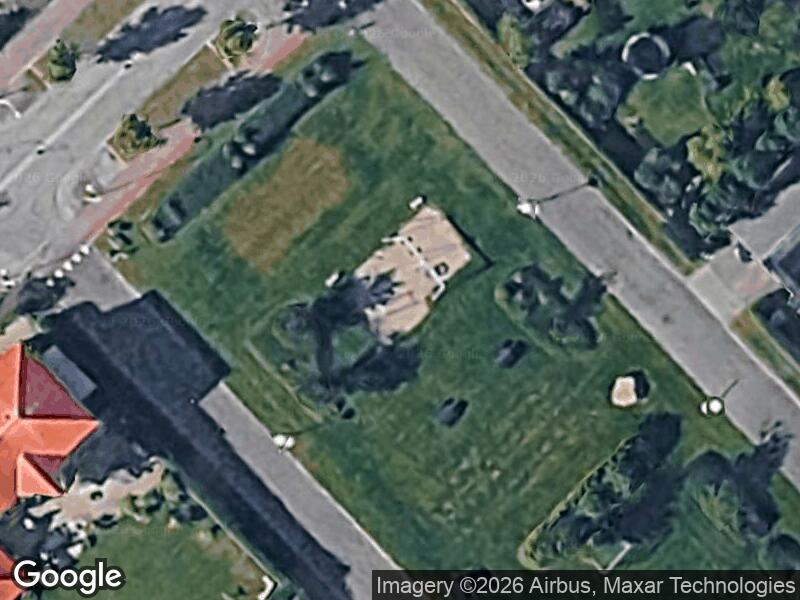 Satellitfoto af Legepladsen v. Højdyssevej