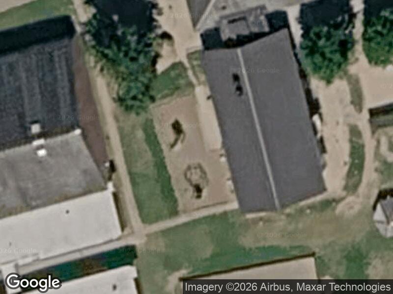 Satellitfoto af Egebjergskolens legeplads