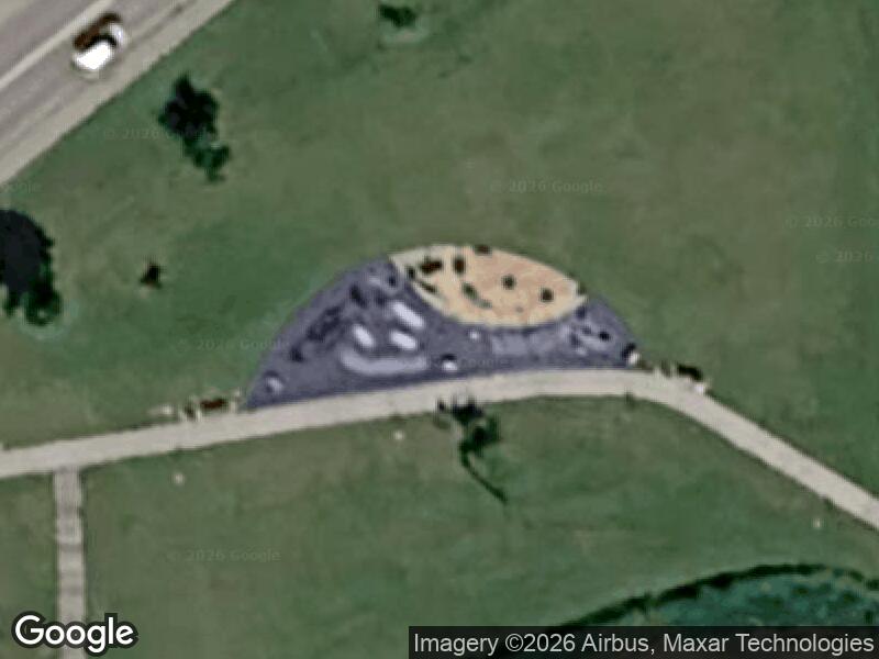 Satellitfoto af Legepladsen v. Jernbanevej