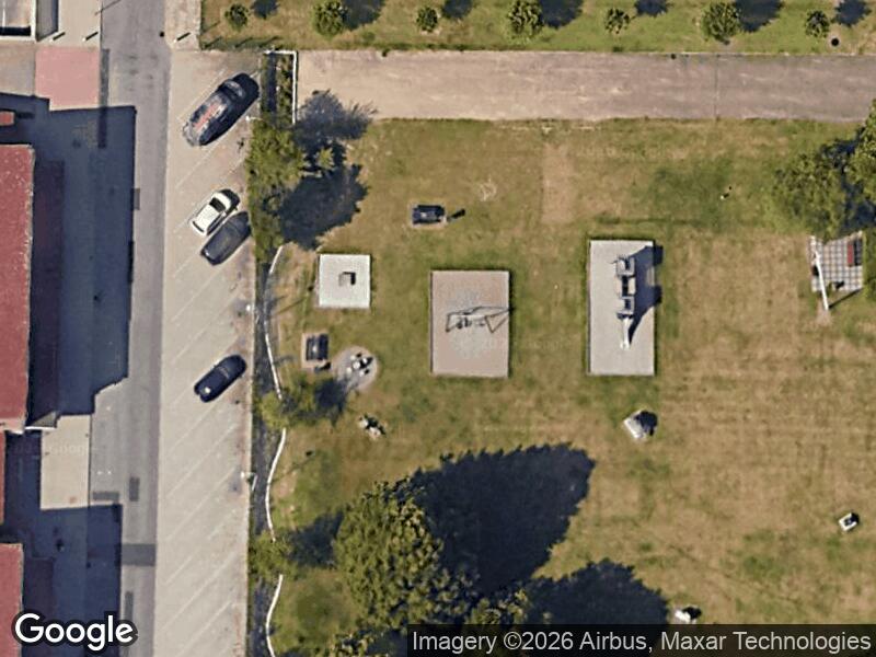 Satellitfoto af Legepladsen v. Nygårds Plads