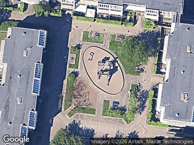 Satellitfoto af Legepladsen v. Kisumparken