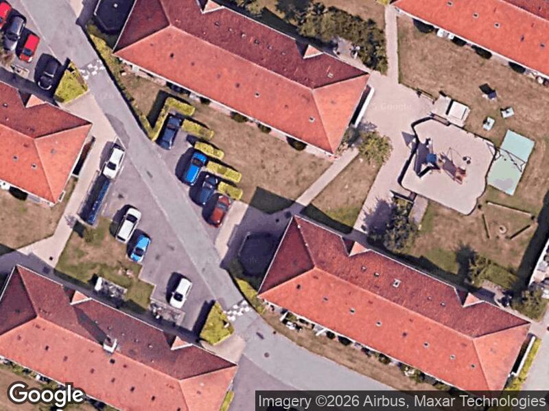 Satellitfoto af Lystoftevej