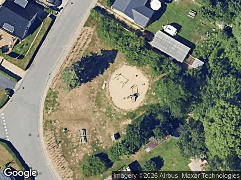 Satellitfoto af Legepladsen ved Næsby Skovænget anlæg