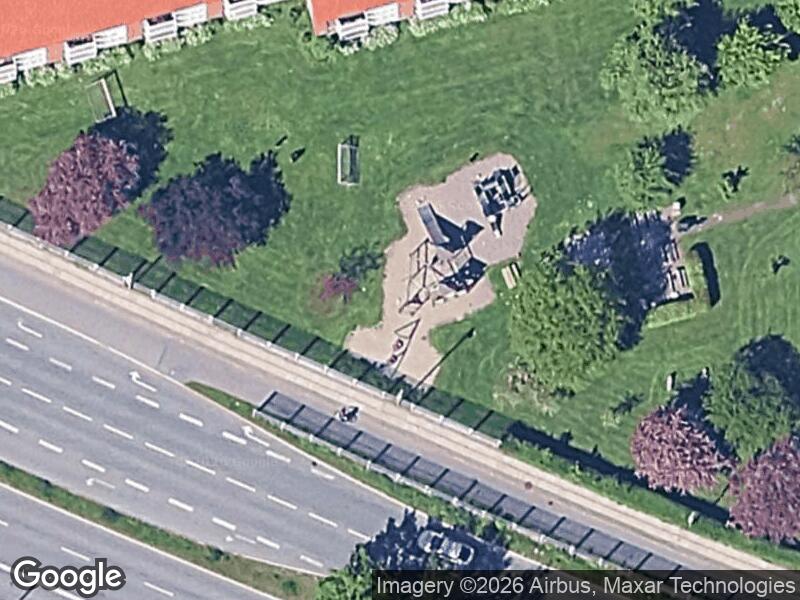 Satellitfoto af Legepladsen v. Herlevvænge