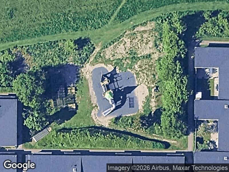 Satellitfoto af Legepladsen v. Gedens Kvarter