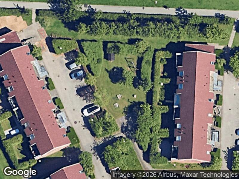 Satellitfoto af Legepladsen v. Skejby Vænge