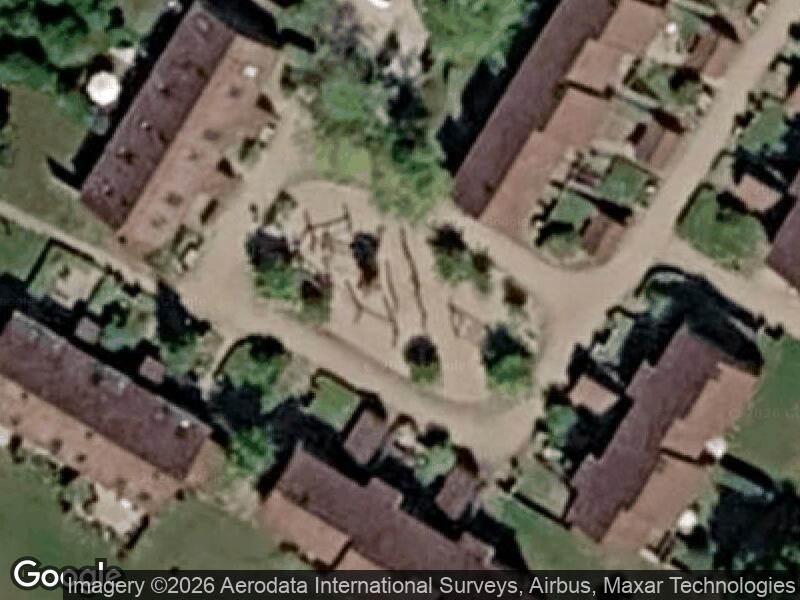 Satellitfoto af Legepladsen v. Kikhøjparken