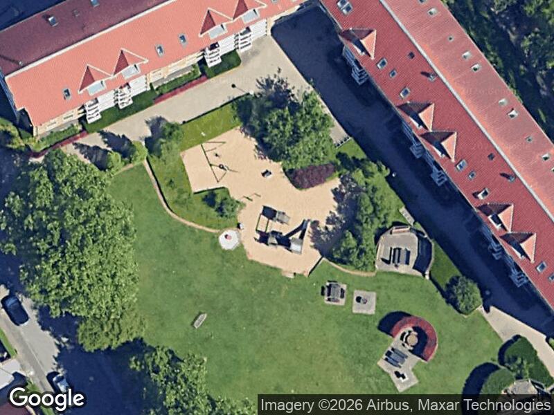 Satellitfoto af Legepladsen v. Hammershusvej