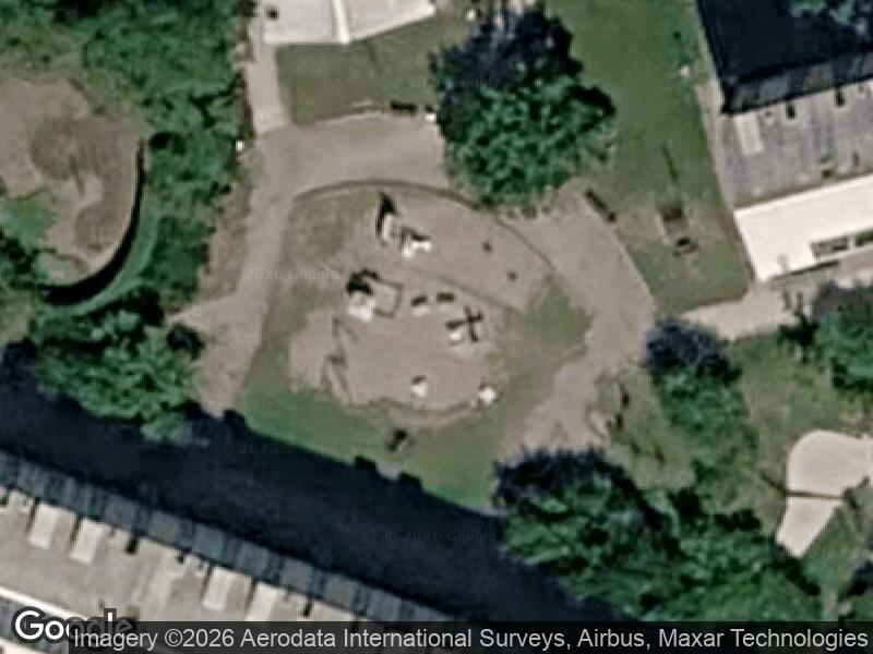 Satellitfoto af Legepladsen v. Ladegårdsparken Øst
