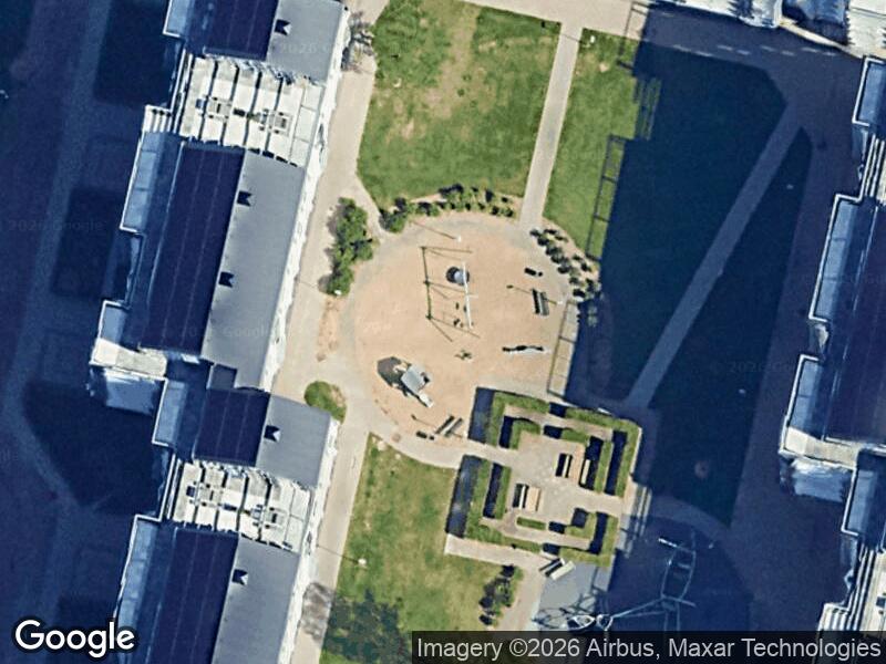Satellitfoto af Legepladsen v. Fjældevænget