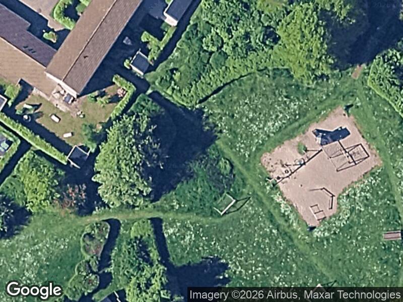 Satellitfoto af Legepladsen v. Miravænget