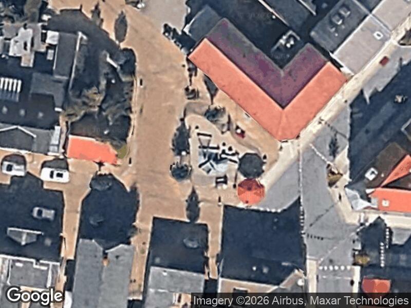 Satellitfoto af Legepladsen v. Jernbanegade