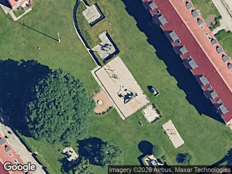 Satellitfoto af Legepladsen v. Korsagervej