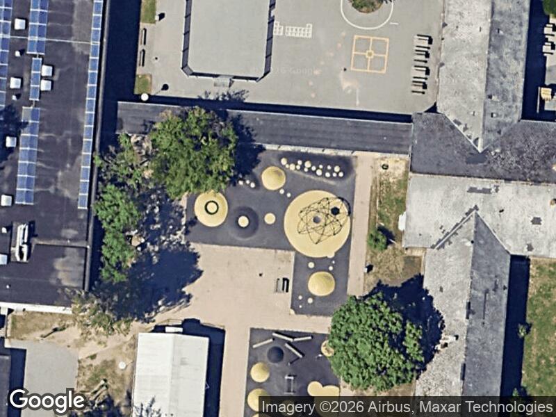 Satellitfoto af Legepladsen v. Væddeløbsvej