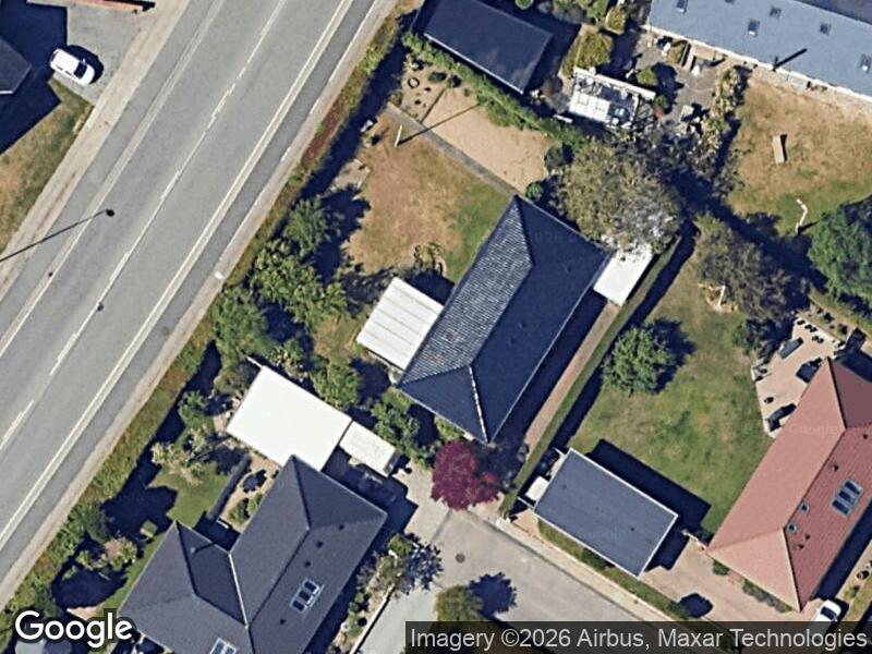 Satellitfoto af Hjallesegade