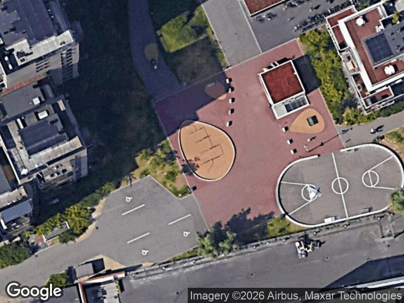 Satellitfoto af Legepladsen v. Strandlodsvej