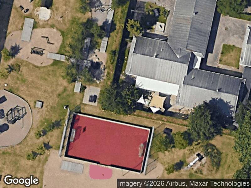 Satellitfoto af Edderkoppelegepladsen