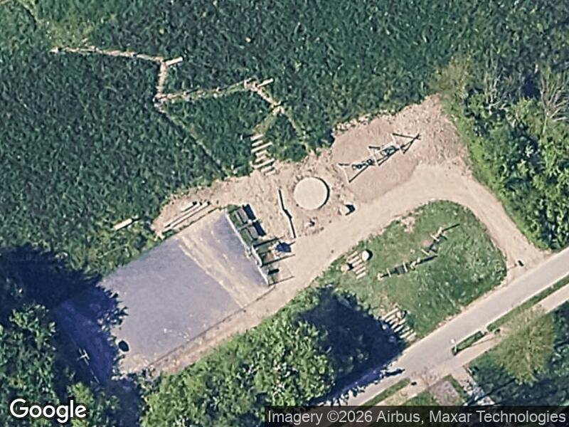 Satellitfoto af Legepladsen v. Landlyst Vænge