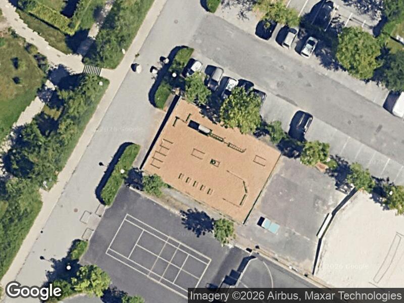 Satellitfoto af Legepladsen v. Rosenhøj Allé