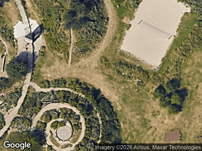 Satellitfoto af Naturlegepladsen