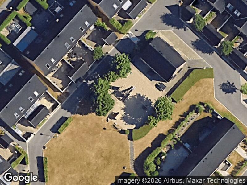 Satellitfoto af Legepladsen v. Løvstikkevej