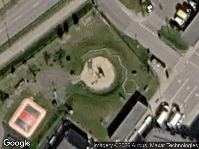 Satellitfoto af Legepladsen v. Arendalsvej