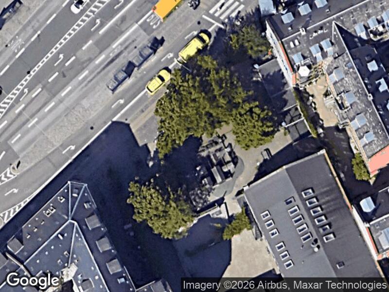 Satellitfoto af Den indendørs legeplads i Blegdamsremisen