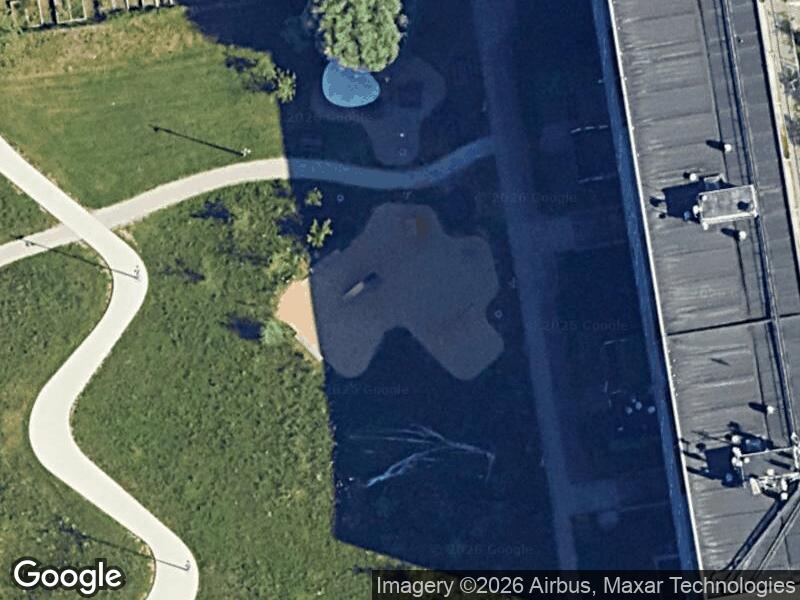 Satellitfoto af Legepladsen i Bypark Midt