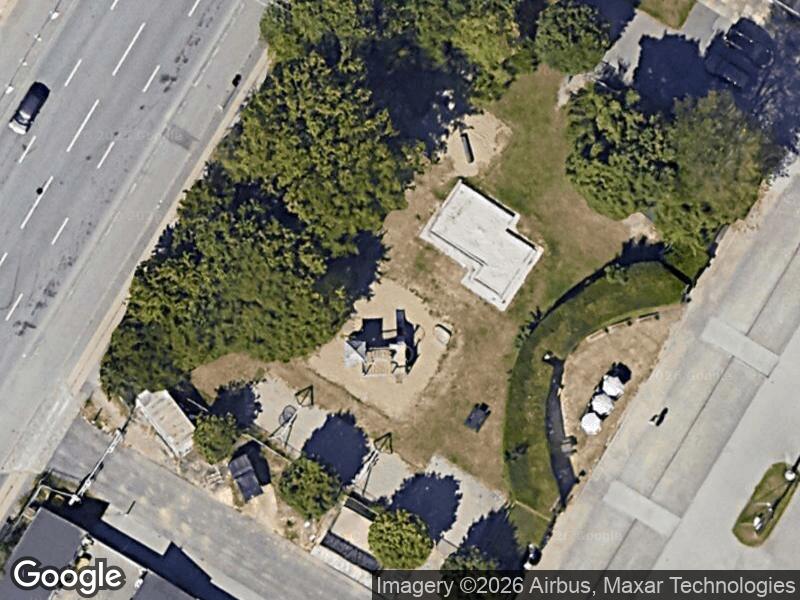 Satellitfoto af Legepladsen på Genforeningspladsen nord
