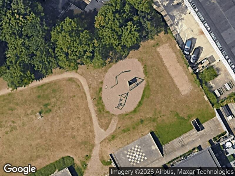 Satellitfoto af Legepladsen v. Kigkurren